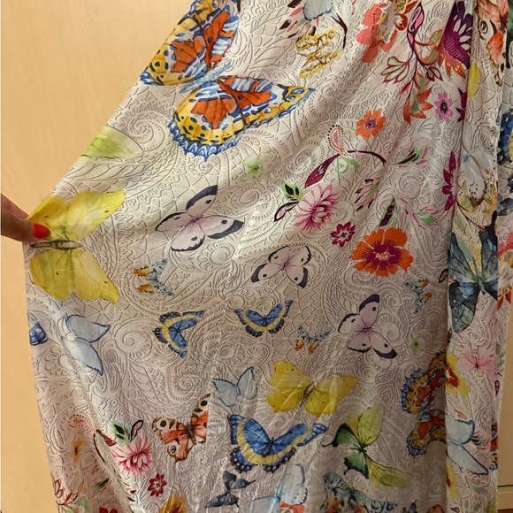 Johnny Was 100% Silk Floral Edith Sleeveless Dress - Picture 9 of 11